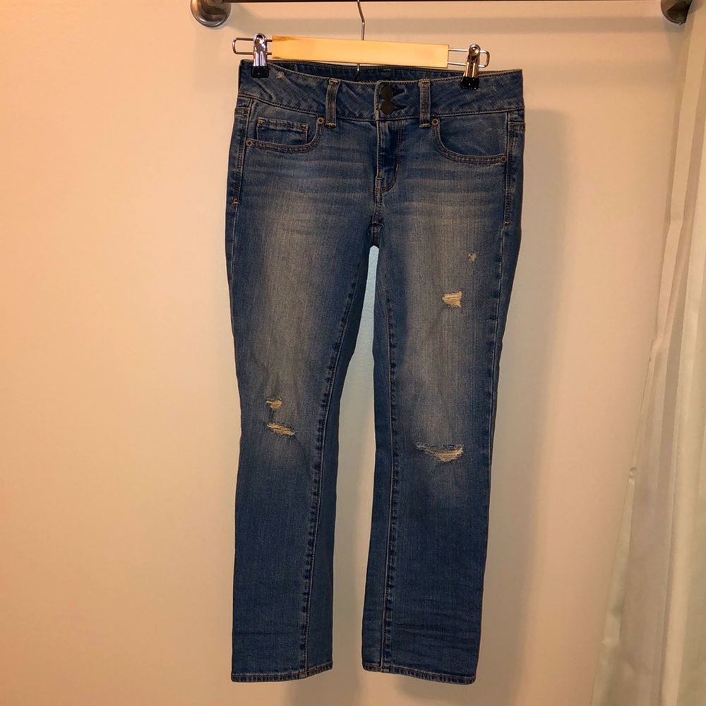 American Eagle Artist Crop Stretch Jeans